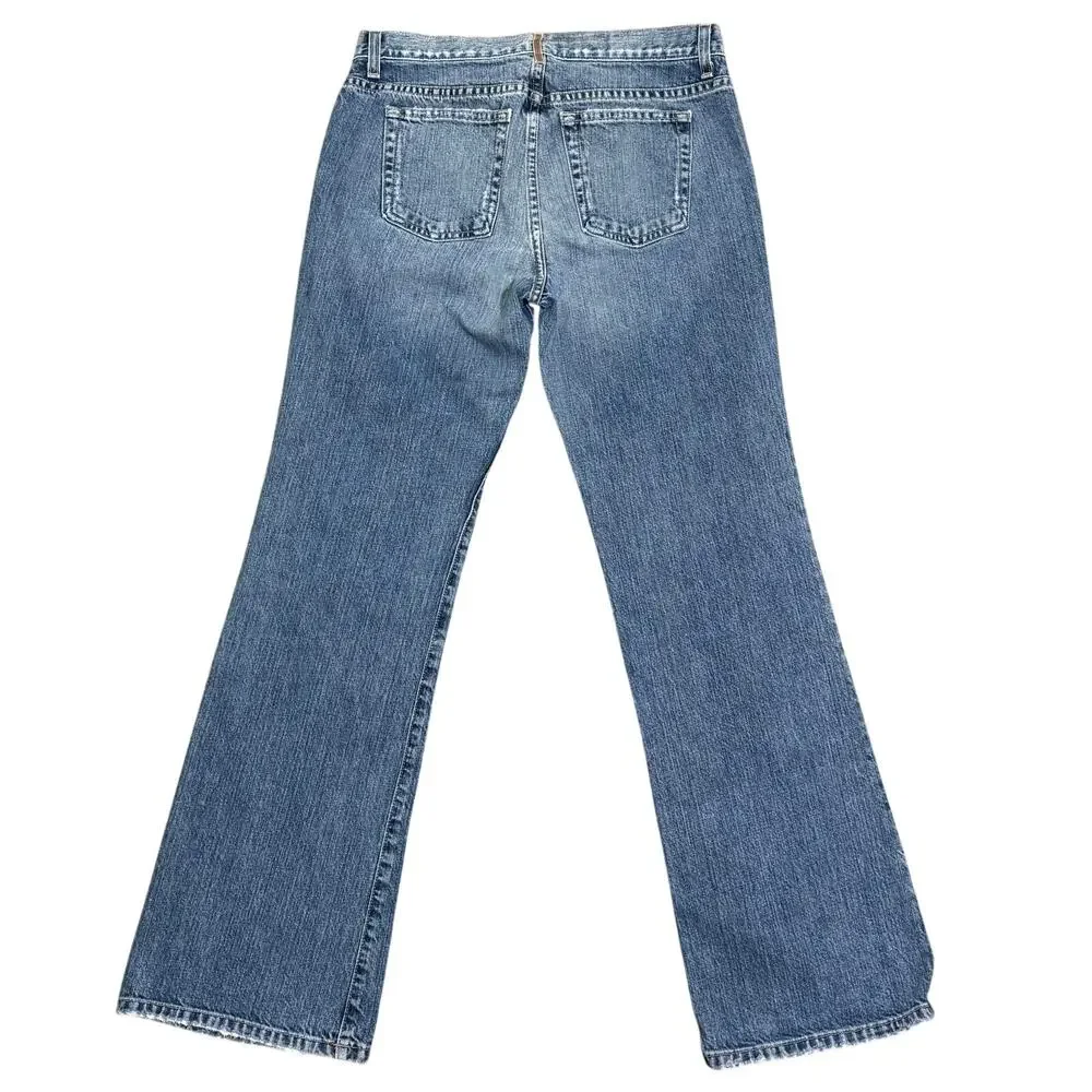 J.Crew Vintage Classic Straight Leg Blue Jeans Button Fly - Women's 32